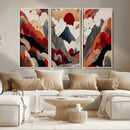 Abstract Mountain Wall Art Canvas Print – Vibrant Stylized by MyGreatCanvas | Canvas Wall Art Prints | Photo Prints & Wall Decor