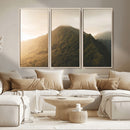 Mountain Wall Art – Framed Sunset Landscape Canvas Artwork, by MyGreatCanvas | Canvas Wall Art Prints | Photo Prints & Wall Decor