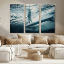 Underwater Surf Wall Art – Framed Ocean Wave Canvas Artwork, by MyGreatCanvas | Canvas Wall Art Prints | Photo Prints & Wall Decor