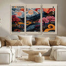 Modern Japanese Wall Art Canvas Print – Framed Contemporary