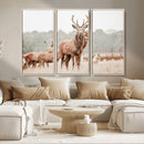 Rustic Nature Wall Art Canvas Print – Stag Woodland Framed by MyGreatCanvas | Canvas Wall Art Prints | Photo Prints & Wall Decor