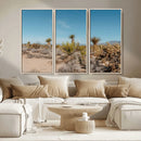 Joshua Tree Wall Art Canvas Print – Framed Desert Landscape