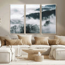 Foggy Forest Landscape Wall Art Canvas Print – Misty by MyGreatCanvas | Canvas Wall Art Prints | Photo Prints & Wall Decor