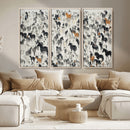 Wild Horse Stampede Wall Art Canvas Print – Monochrome by MyGreatCanvas | Canvas Wall Art Prints | Photo Prints & Wall Decor