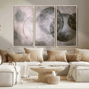 Abstract Grey Gold Wall Art – Modern Geometric Canvas by MyGreatCanvas | Canvas Wall Art Prints | Photo Prints & Wall Decor