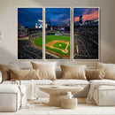 Target Field Wall Art Canvas Print – Baseball Stadium Scene, by MyGreatCanvas | Canvas Wall Art Prints | Photo Prints & Wall Decor