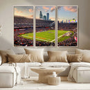 Chicago Bears Soldiers Field Wall Art Canvas Print – Framed