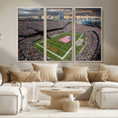 Chicago Bears Soldiers Field Wall Art Canvas Print – Framed