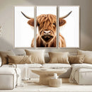 Scottish Highland Cow Canvas Print, Framed Highland Cow by MyGreatCanvas | Canvas Wall Art Prints | Photo Prints & Wall Decor