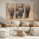 Wild Elephant Wall Art Canvas Print by MyGreatCanvas | Canvas Wall Art Prints | Photo Prints & Wall Decor