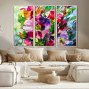 Oil Flower Abstract Canvas Print by MyGreatCanvas | Canvas Wall Art Prints | Photo Prints & Wall Decor