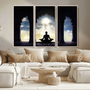 Women and Yoga Wall Art Canvas Print