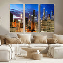 Los Angeles Night Wall Art Canvas Print