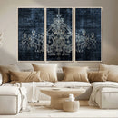 Dark Chandelier Wall Art Canvas Print by MyGreatCanvas | Canvas Wall Art Prints | Photo Prints & Wall Decor
