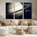 Framed Saturn Wall Art Canvas Print