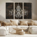 Rustic Chandelier Canvas Print by MyGreatCanvas | Canvas Wall Art Prints | Photo Prints & Wall Decor