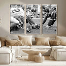 American Football Player Wall Art Canvas Print by MyGreatCanvas | Canvas Wall Art Prints | Photo Prints & Wall Decor
