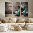 Dambell and Sport Wall Art Canvas Print by MyGreatCanvas | Canvas Wall Art Prints | Photo Prints & Wall Decor