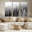 Big Foggy Forest and Misty Trees Forest Wall Art Canvas by MyGreatCanvas | Canvas Wall Art Prints | Photo Prints & Wall Decor