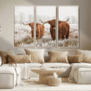Longhorn Cattle Wall Art Canvas Print, Framed Farmhouse by MyGreatCanvas | Canvas Wall Art Prints | Photo Prints & Wall Decor