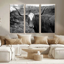 Western Home Wall Art Canvas Print, Framed Texas Longhorn by MyGreatCanvas | Canvas Wall Art Prints | Photo Prints & Wall Decor
