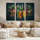 Colorful Spices Canvas Wall Art – Vibrant Kitchen Decor by MyGreatCanvas | Canvas Wall Art Prints | Photo Prints & Wall Decor