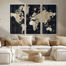 World Map Canvas Print – Detailed Map of the World Wall Art by MyGreatCanvas | Canvas Wall Art Prints | Photo Prints & Wall Decor