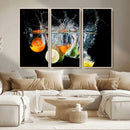 Kitchen Wall Art, Kitchen Fruits Art Canvas Print