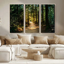 Natural Landscape Wall Art Relaxing Forest Canvas Print