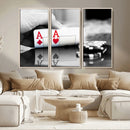 Aces Poker Art Poker Game Wall Art Canvas Print by MyGreatCanvas | Canvas Wall Art Prints | Photo Prints & Wall Decor