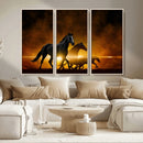Horse Wall Art Canvas Print, Multi Panel Animal Canvas Print