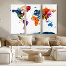 World Map Canvas Print – Detailed Map of the World Wall Art by MyGreatCanvas | Canvas Wall Art Prints | Photo Prints & Wall Decor