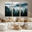 Captivating Misty Forest Wall Art Canvas, Premium Canvas by MyGreatCanvas | Canvas Wall Art Prints | Photo Prints & Wall Decor