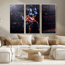 American Football Wall Art Canvas Print, Stadium Sport Wall
