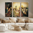 Last Supper Wall Art Canvas Print, Framed Jesus Painting Art