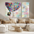 Up Pixar Poster, Look Up Pixar Wall Art, Up Pixar Canvas,