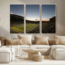 Oregon Ducks Football Team Print - Eugene Autzen Stadium