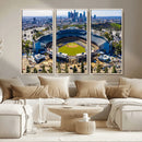 Los Angeles Dodgers Dodger Stadium Wall Art Canvas Print -