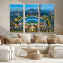 Los Angeles Dodgers Wall Art Canvas, Dodger Stadium Wall Art