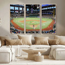 Texas Rangers Baseball Team Print - Arlington Globe Life