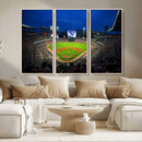 Truist Park Night Game Canvas Art - Atlanta Braves Stadium by MyGreatCanvas | Canvas Wall Art Prints | Photo Prints & Wall Decor