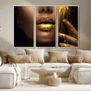 African American Art Black Woman Canvas Print, African Wall