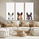 Horse Prints Set, Set of 3 Horse Wall Art, Horses Portraits, by MyGreatCanvas | Canvas Wall Art Prints | Photo Prints & Wall Decor