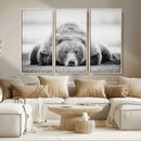 Resting Grizzly Bear Wall Art Canvas Print – Majestic Lazy by MyGreatCanvas | Canvas Wall Art Prints | Photo Prints & Wall Decor
