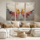 Golden Angel Wings Wall Art Canvas Print – Stunning Abstract by MyGreatCanvas | Canvas Wall Art Prints | Photo Prints & Wall Decor