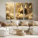 Golden Buddha Wall Art | Yoga Room Decor and Meditation Room by MyGreatCanvas | Canvas Wall Art Prints | Photo Prints & Wall Decor