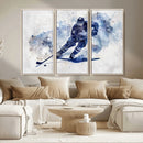 Hockey Player Wall Art Canvas Print - Sports-Inspired