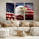 American Flag Eagle Symbol Wall Art, American Flag Eagle by MyGreatCanvas | Canvas Wall Art Prints | Photo Prints & Wall Decor