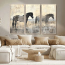 Vintage Horses Wall Art Canvas Print by MyGreatCanvas | Canvas Wall Art Prints | Photo Prints & Wall Decor