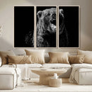 Bear Canvas Print | Wildlife Wall Art for Cabin Decor |